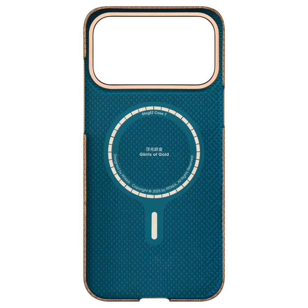 iPhone 17 Pro Max PITAKA Ultra Slim Case - MagSafe Compatible - Golden Glint