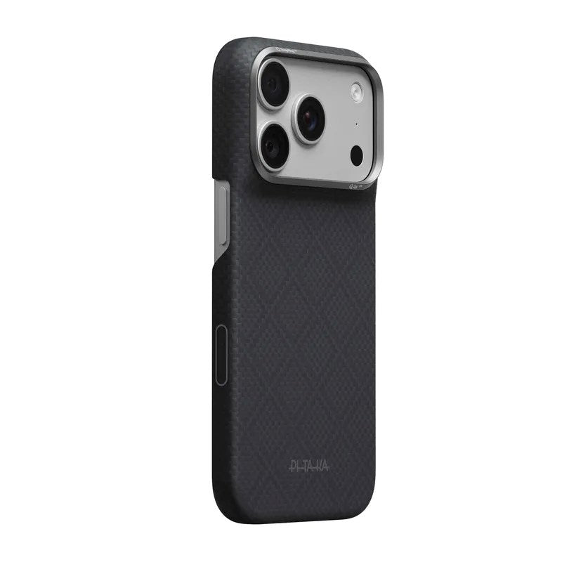iPhone 18 Pro / 17 Pro Pitaka Edge Case - MagSafe Compatible - Lava Black