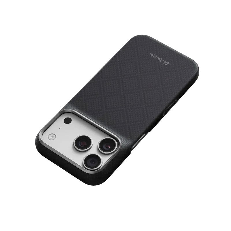 iPhone 18 Pro / 17 Pro Pitaka Edge Case - MagSafe Compatible - Lava Black