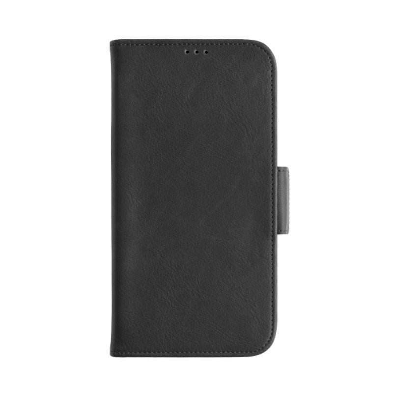 iPhone 13 Pro Max Key Nordfjord Slim Magnet Wallet Leather Flip Case - Black