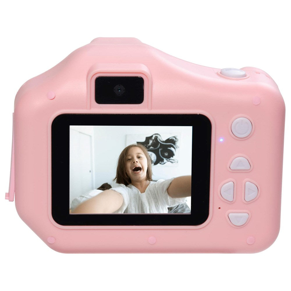 Denver KPC-1370 Digital Camera for Kids with Thermal Printer - incl. MicroSD Card & Printer Paper - Pink