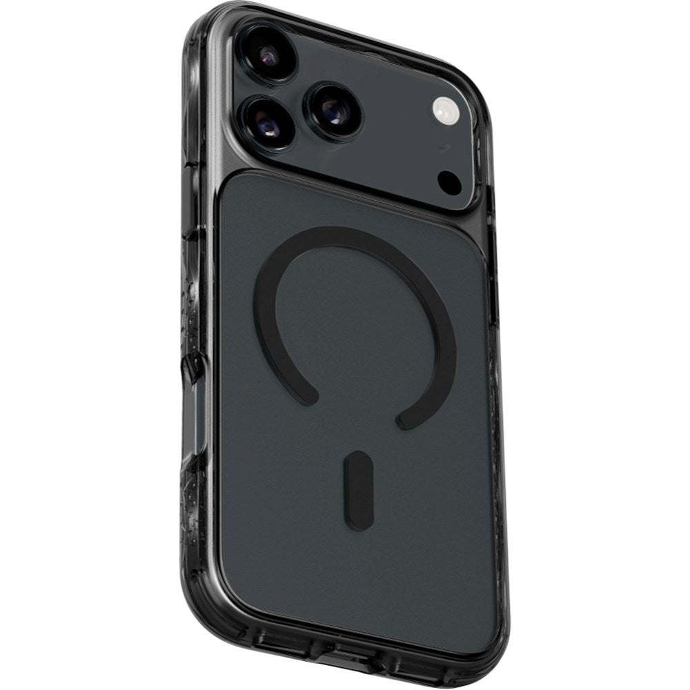 iPhone 18 Pro Max / 17 Pro Max LAUT CRYSTAL MATTER X Case - MagSafe Compatible - Black / Transparent