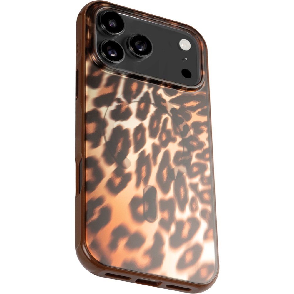 iPhone 18 Pro Max / 17 Pro Max LAUT HUEX WAVE Case - MagSafe Compatible - Mocha Leopard
