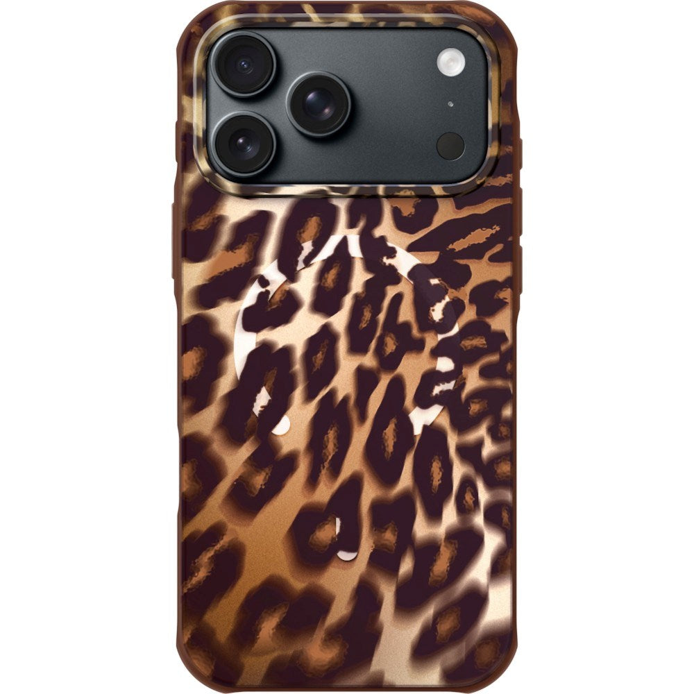 iPhone 18 Pro Max / 17 Pro Max LAUT HUEX WAVE Case - MagSafe Compatible - Mocha Leopard