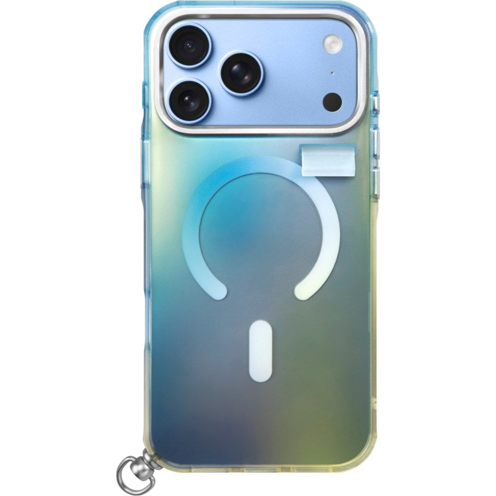 iPhone 18 Pro Max / 17 Pro Max LAUT NEON DREAM Case w. Strap - MagSafe Compatible - Trippy Tide