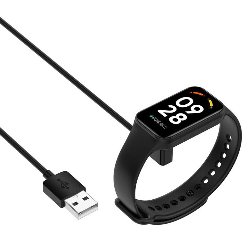 Telcon USB-A Smartwatch Charger for Xiaomi Smart Band 9 / 8 / 8 Pro - 1m - Black