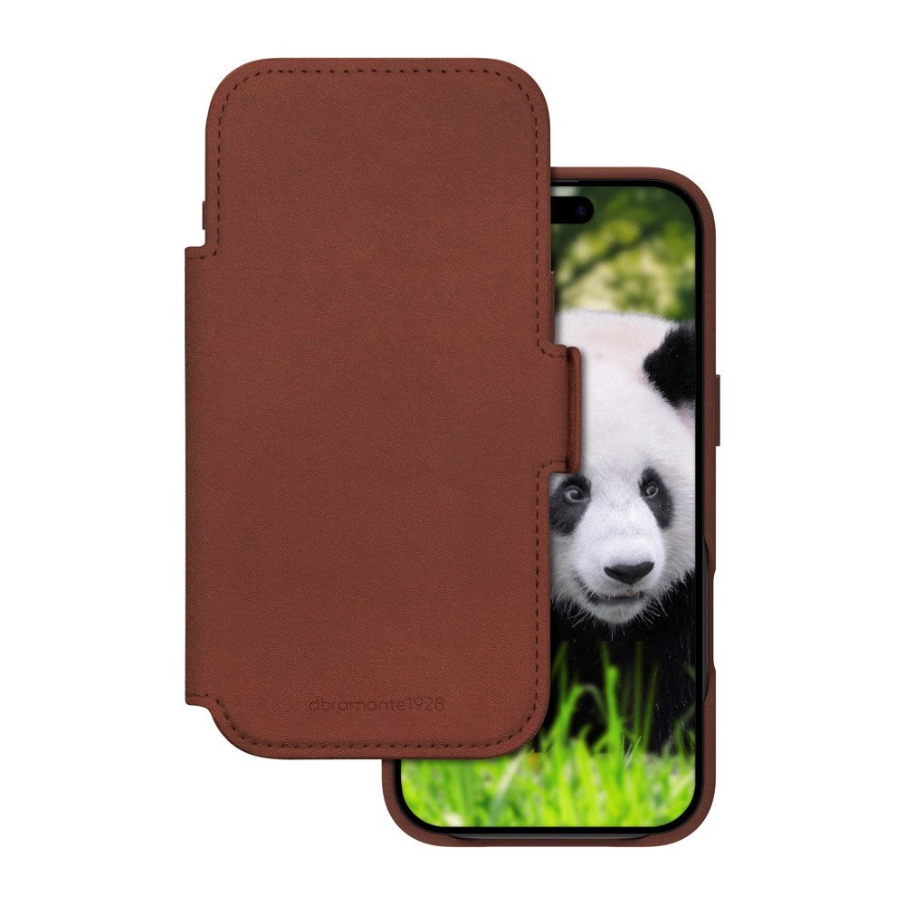 iPhone Air dbramante1928 Lynge Case - MagSafe Compatible - Dark Tan