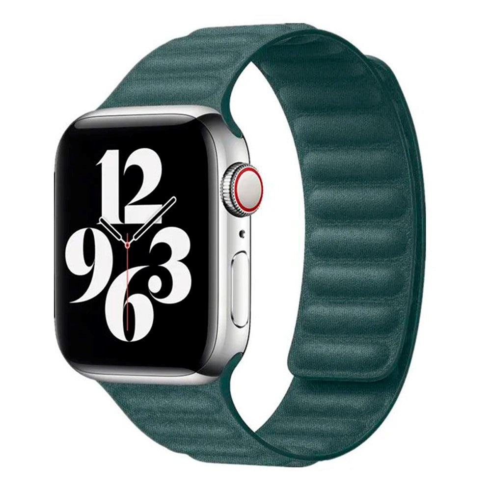Apple Watch (42/44/SE/45/46/49mm) Magnetic Lippa Finewoven Strap - Green