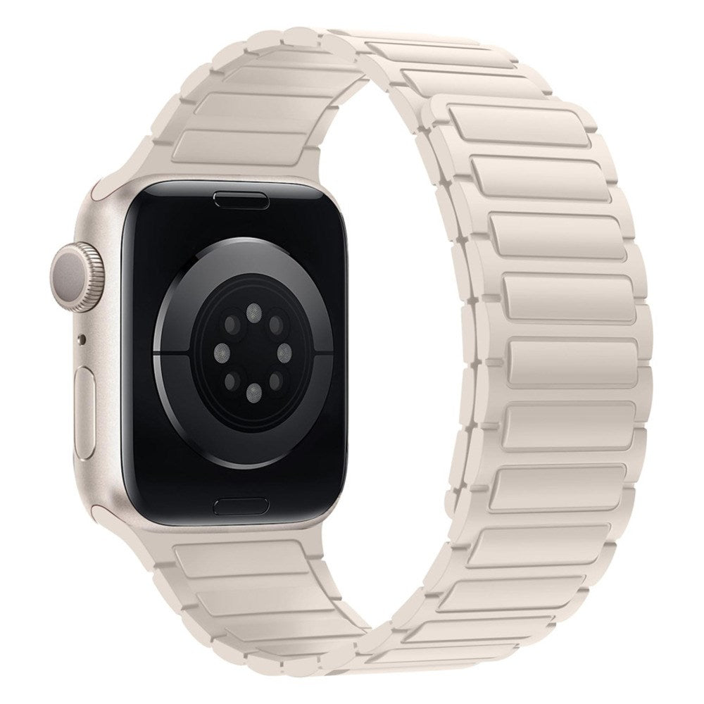 Apple Watch (38/40/41/42 mm) Lippa Magnetic Silicone Strap - White