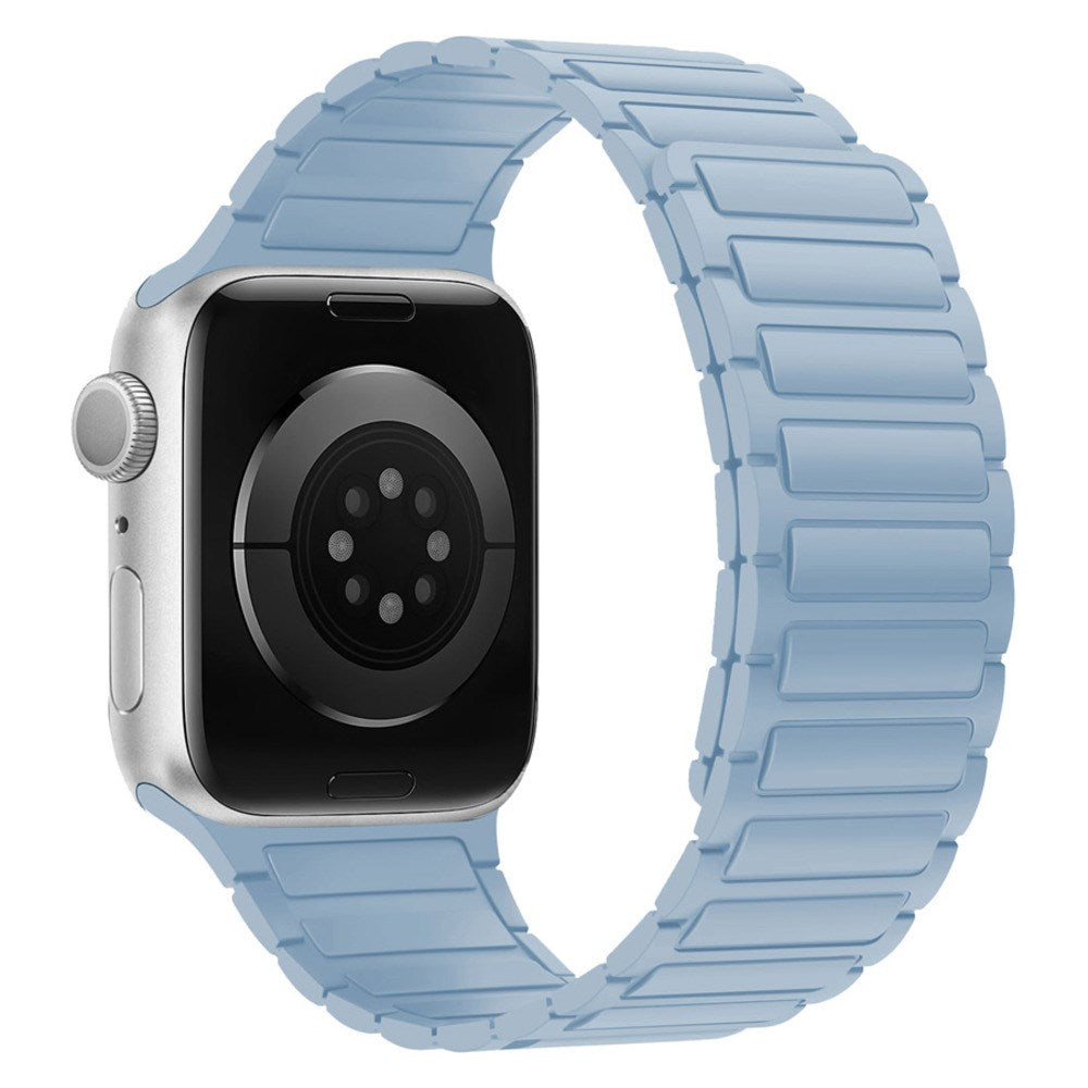 Apple Watch (42/44/45/46/49 mm) Lippa Magnetic Silicone Strap - Light Blue