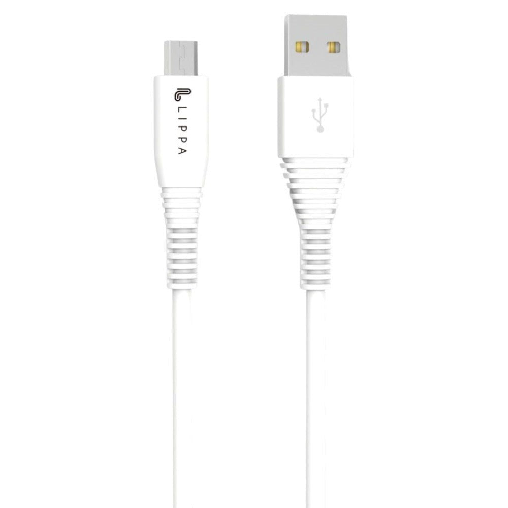 Lippa Kabel USB-A to Micro USB 12W - 1m - White