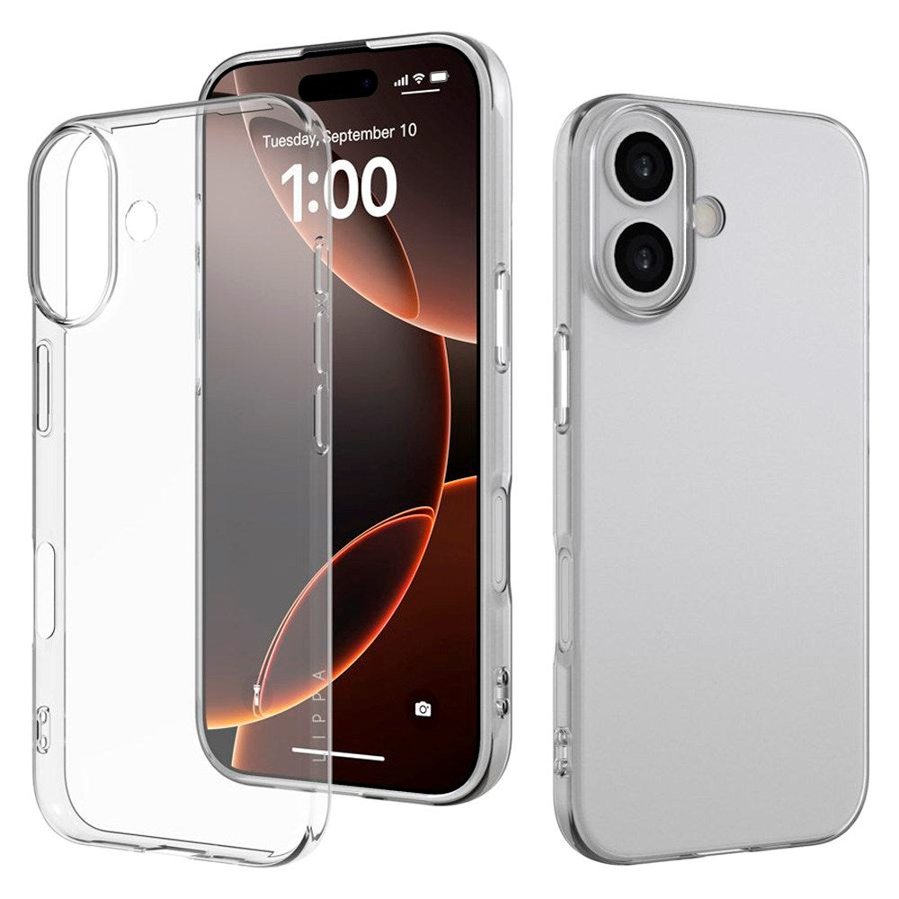 iPhone 17 Lippa Slim Flexible Plastic Case - Transparent
