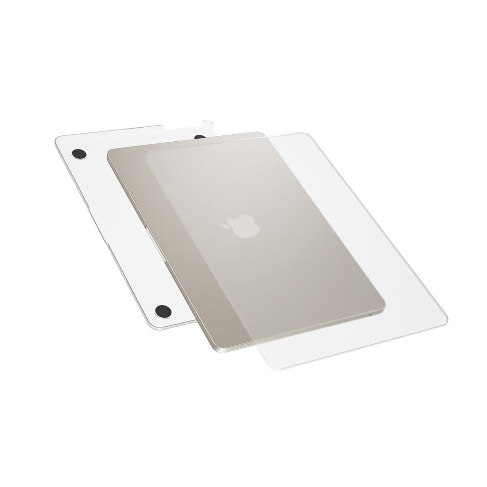 MacBook Air 13.6" M2 / M3 (2022 / 2024) Epico Slim Shell - Matt Transparent