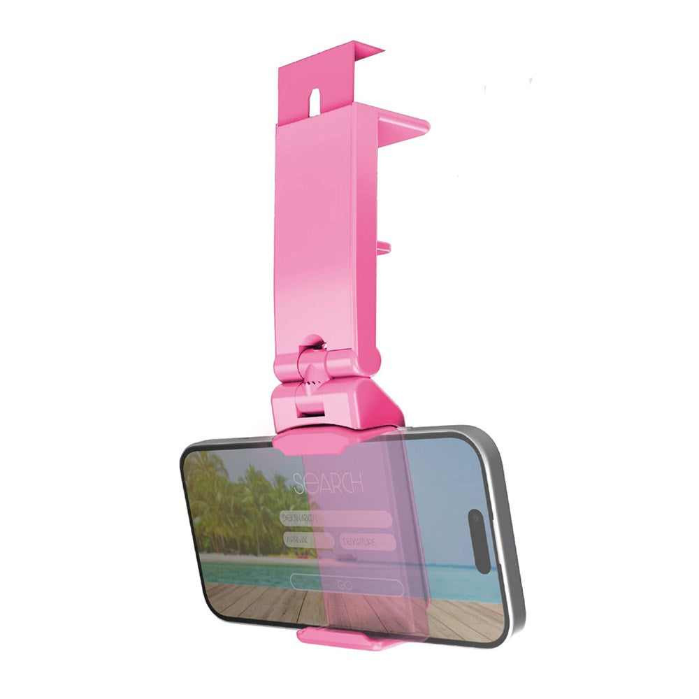 Versatile & Foldable Universal Mobile Holder with Clamp - Pink
