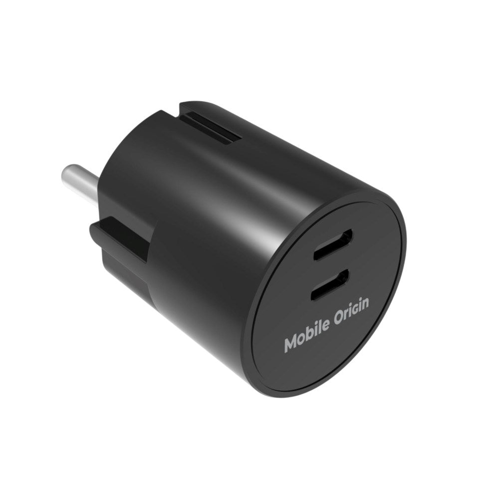 Fast Charger 30W Mobile Origin 2 x USB-C - Black