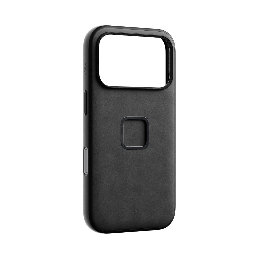 iPhone 18 Pro Peak Design Everyday Case - MagSafe Compatible - Black Leather