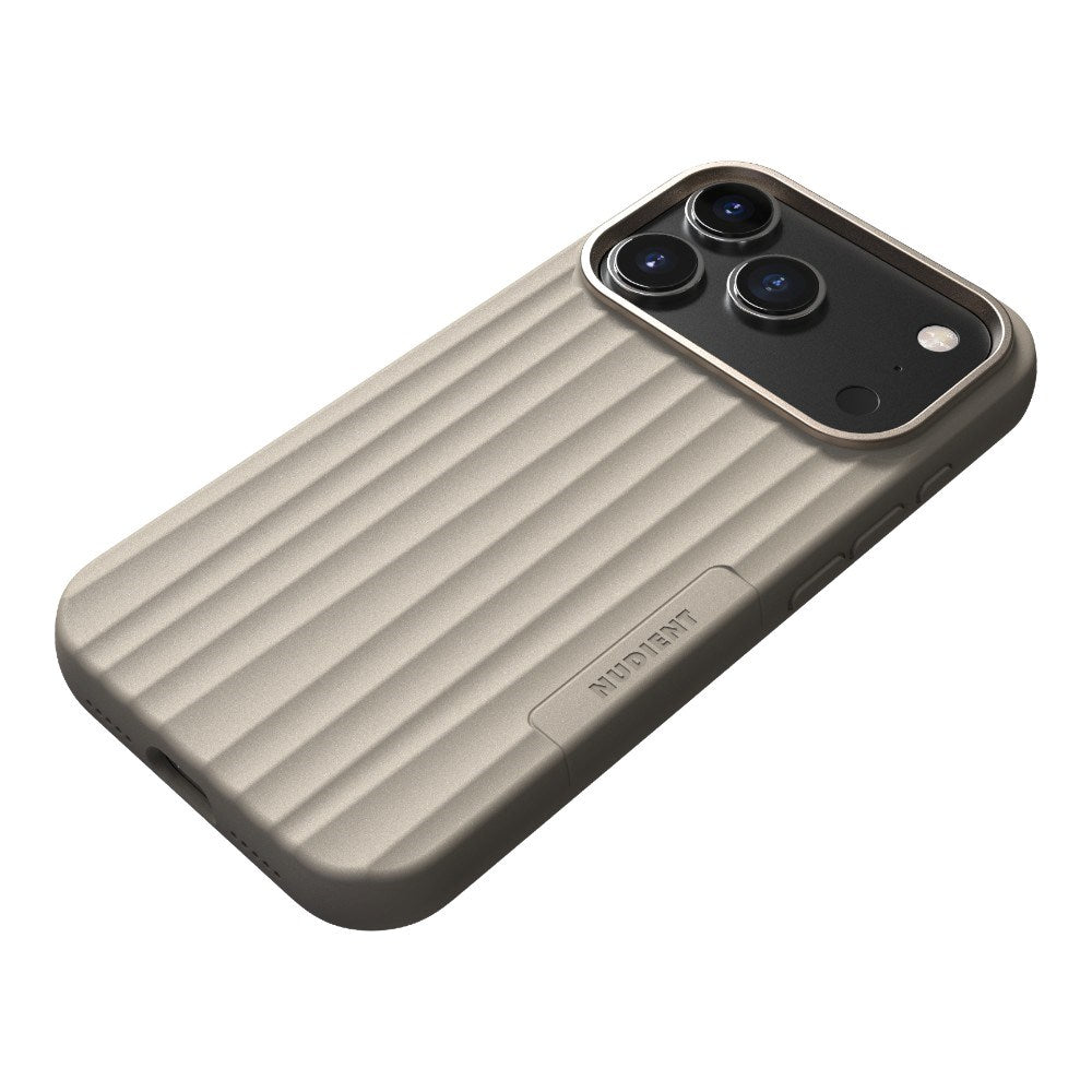 iPhone 18 Pro / 17 Pro Nudient Bold Case - MagSafe Compatible - Linen Beige