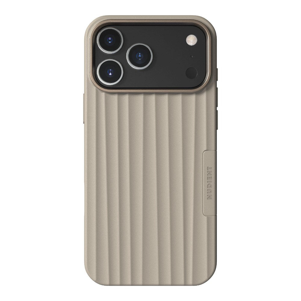 iPhone 18 Pro Max / 17 Pro Max Nudient Bold Case - MagSafe Compatible - Linen Beige