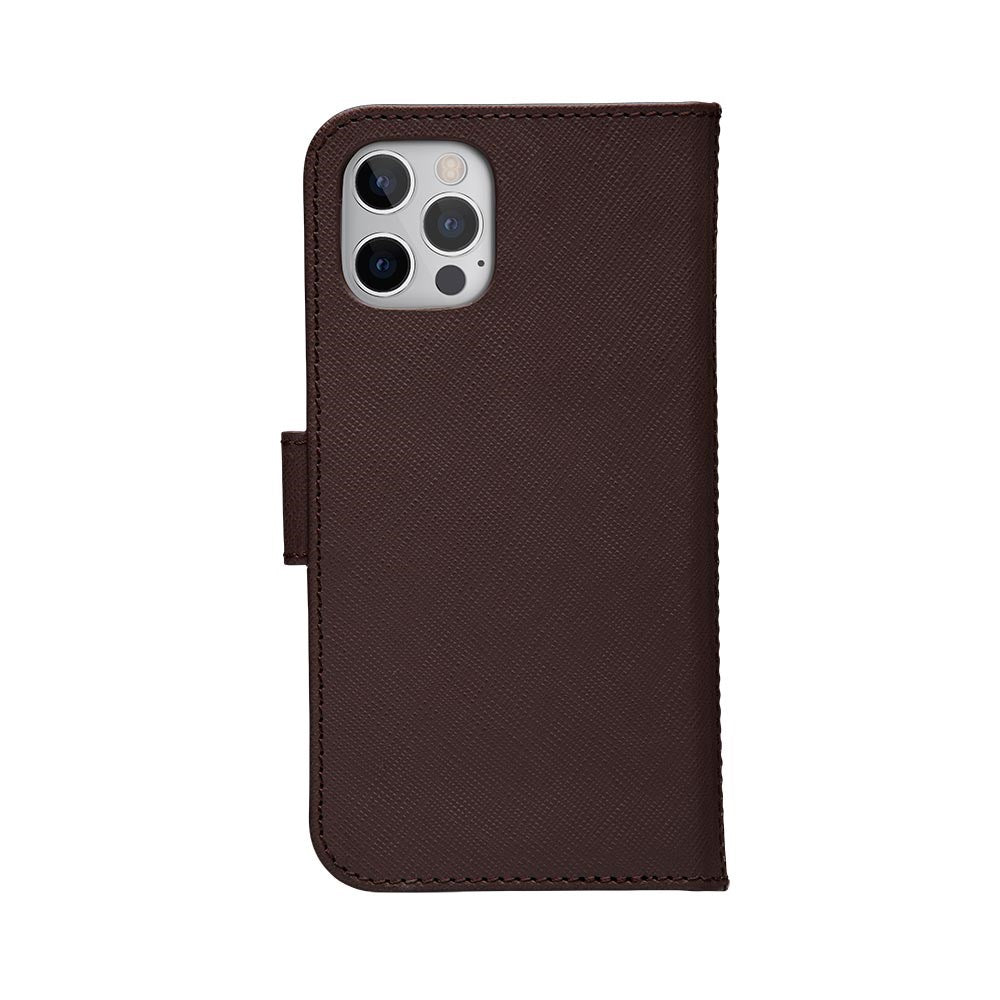 Dbramante1928 iPhone 12/12 Pro New York 2-in-1 Leather Flip Case - Brown