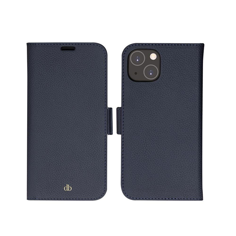 Dbramante1928 iPhone 14 New York 2-in-1 Leather Flip Case - Blue