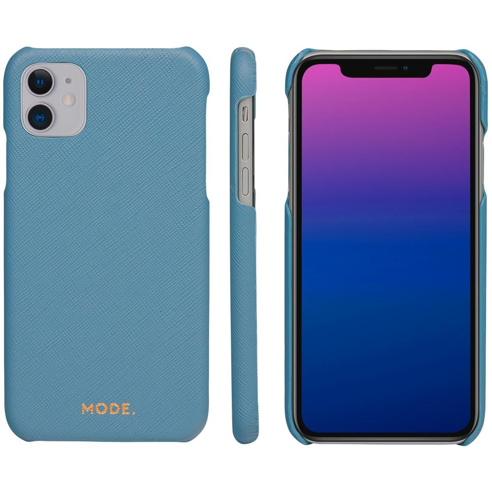 Dbramante1928 iPhone 11 New York 2-in-1 Leather Flip Case - Blue