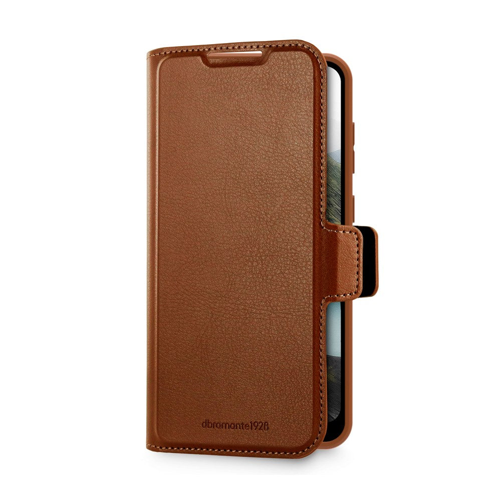 Samsung Galaxy A56 (5G) dbramante1928 Oslo Pro Slim Recycled Plastic Flip Case with Card Holder - Brown