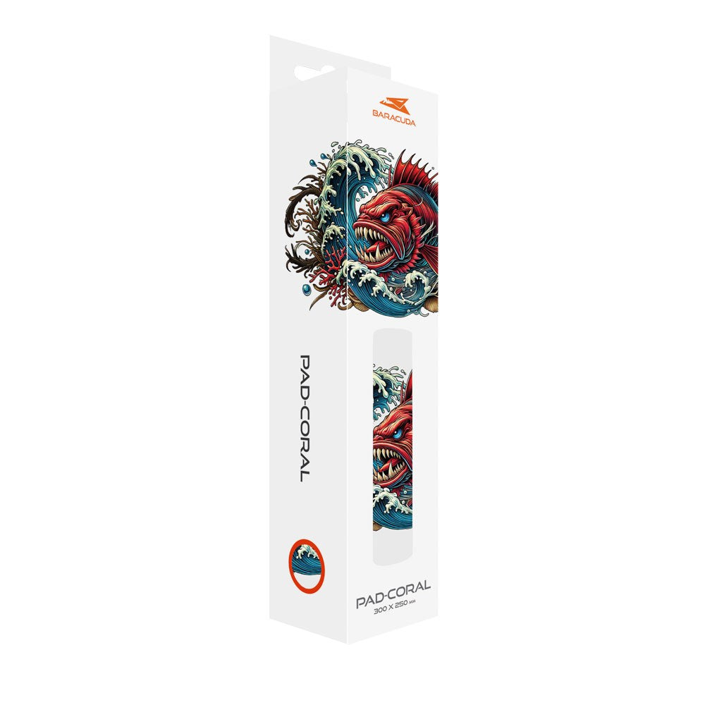 Baracuda CORAL M Gaming Mousepad – 300 x 250 mm – White