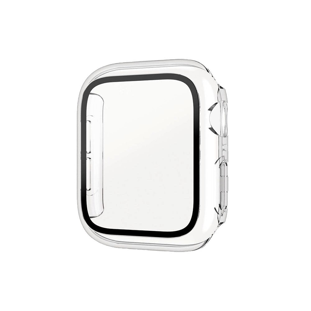 PanzerGlass Apple Watch SE / 6 / 5 / 4 (44mm) Full Body Protection Case w. Built-in Screen Protection - Transparent w. Black Frame