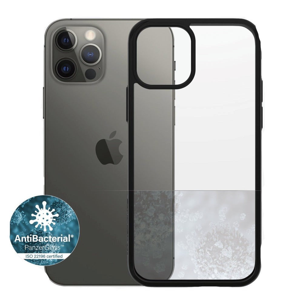 iPhone 12/ 12 Pro Case PanzerGlass ClearCase - Black Edge