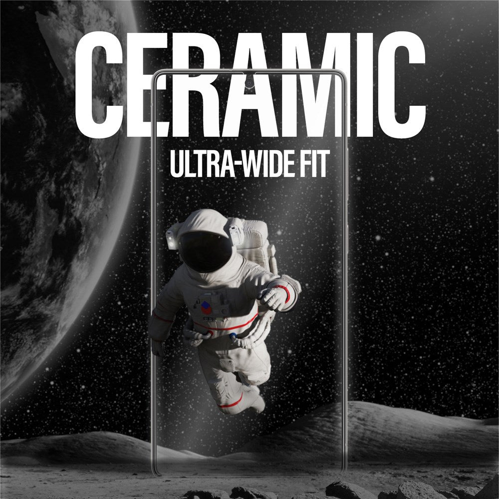 PanzerGlass Samsung Galaxy S25 Ultra - Ultra-Wide Fit Ceramic Screen Protector Glass - Transparent