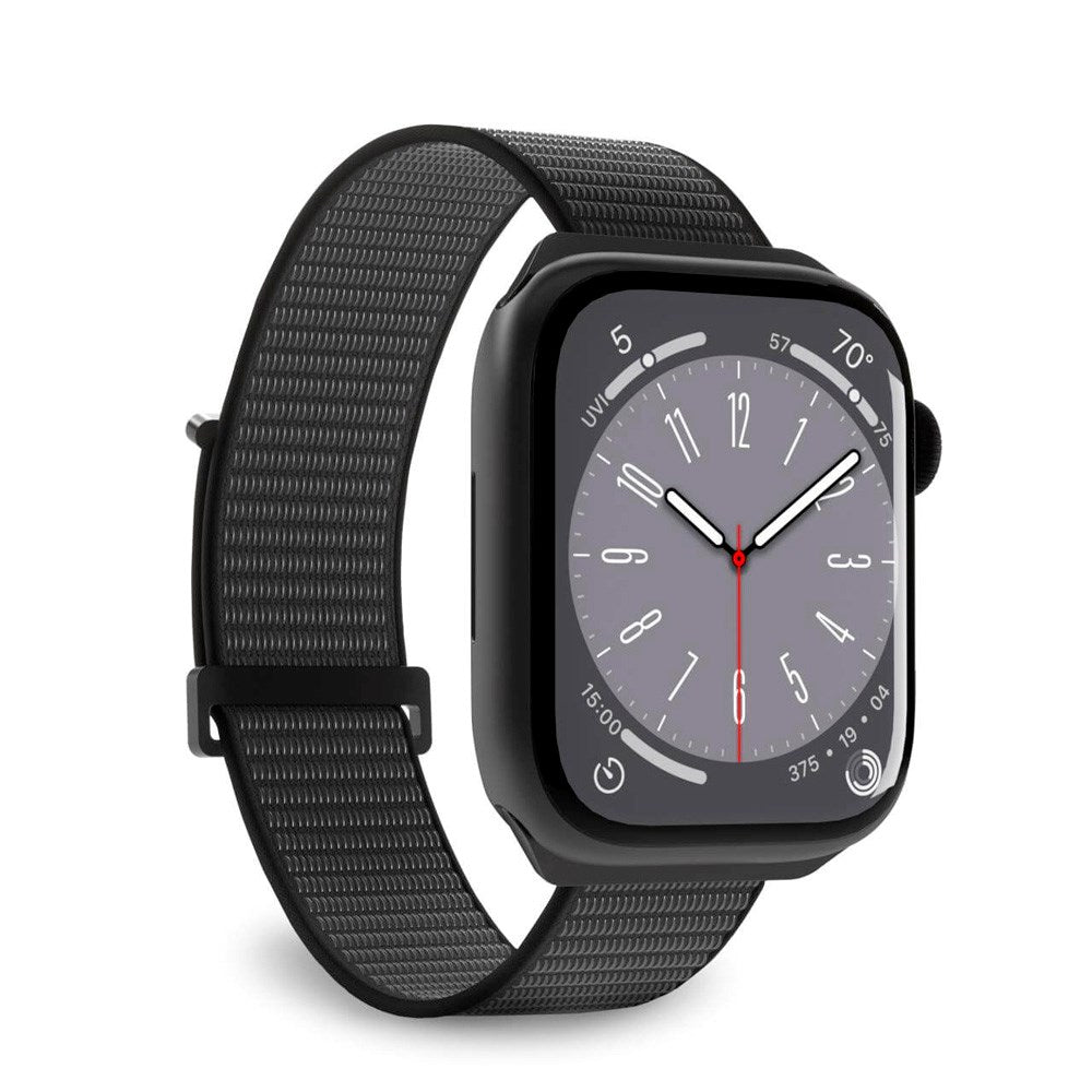 Apple Watch (38/40/SE/41/42mm) PURO SPORT Nylon Strap - Black