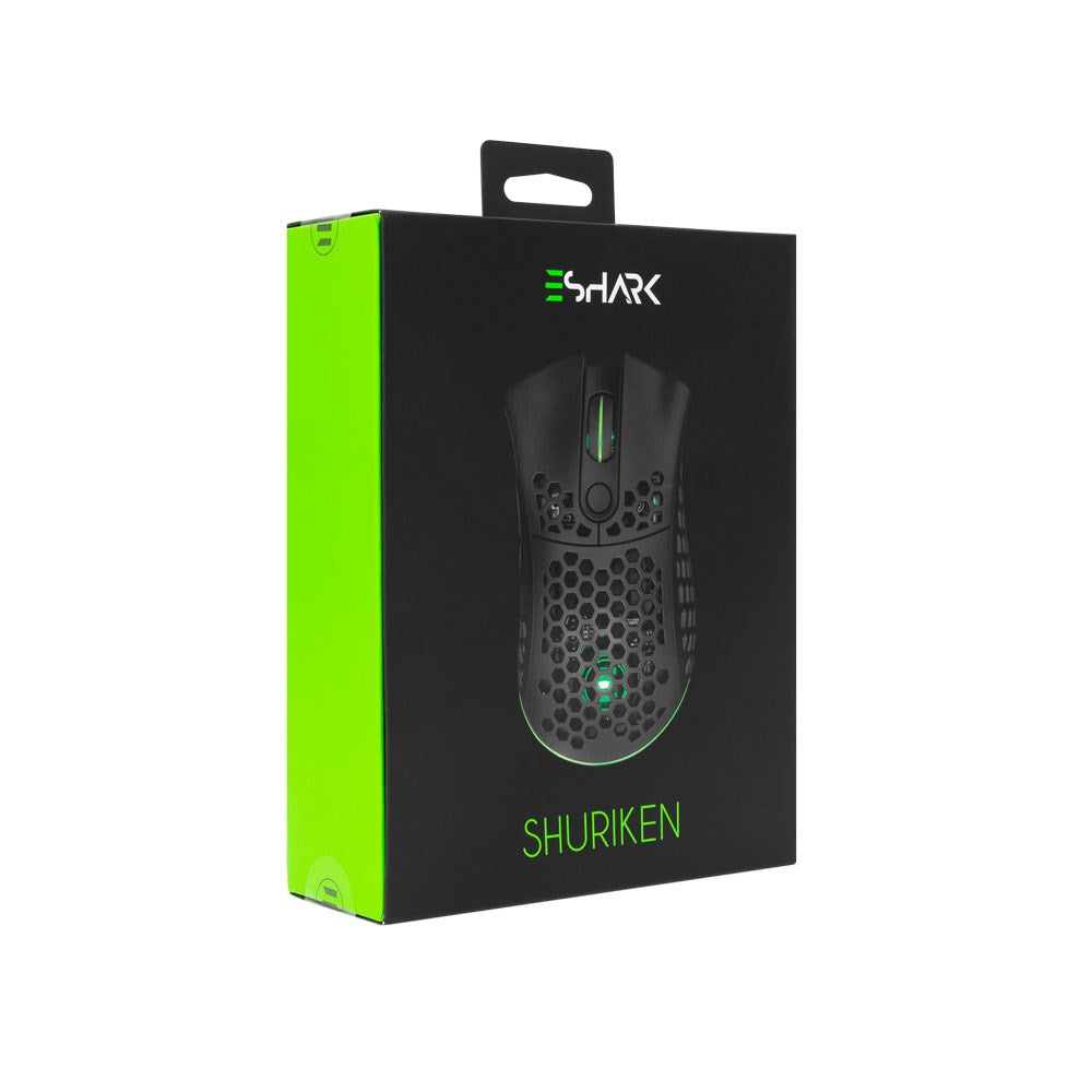 White Shark SHURIKEN Gaming Mouse - 6D / 19000 DPI - Black