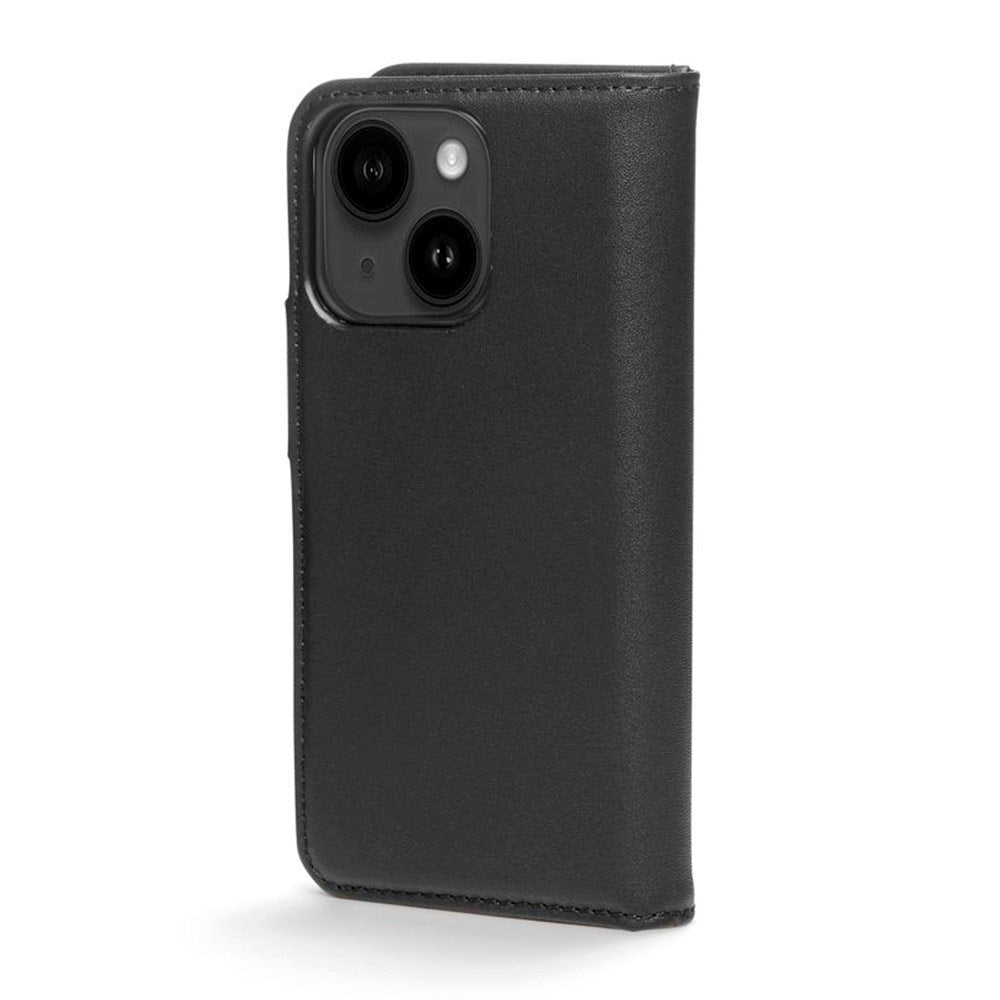 iPhone 13 Trunk 2-i-1 Leather Flip Case w. Wallet - Black