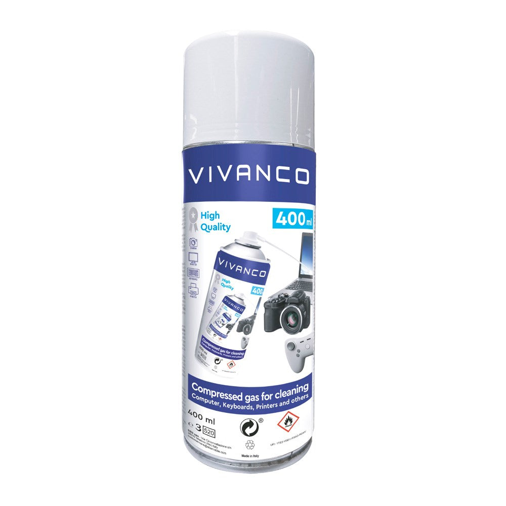 Vivanco Compressed Air Spray for Cleaning - 400 ml.