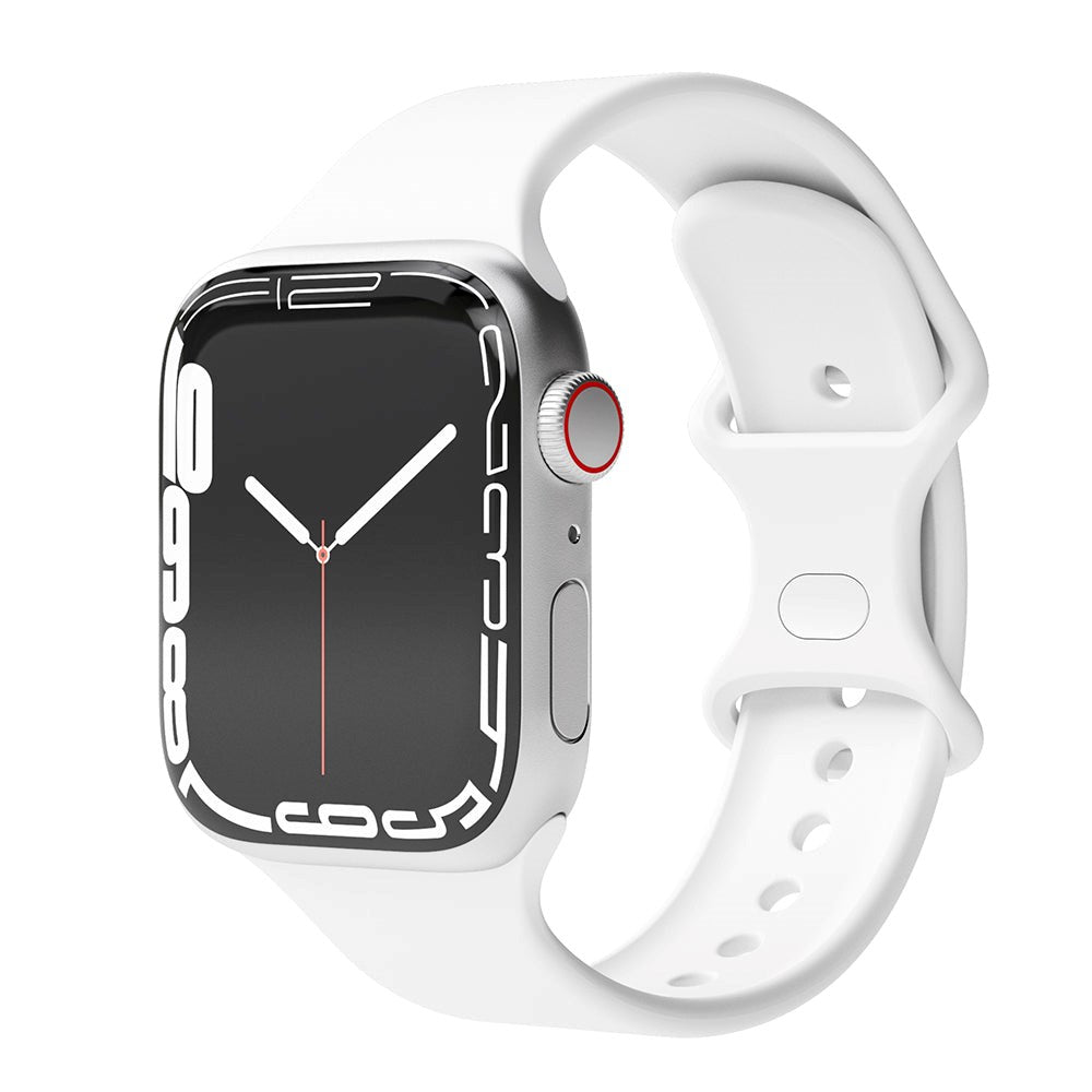 Vonmählen Apple Watch (38/40/SE/41/42mm) Loop Band Silicone Strap - White