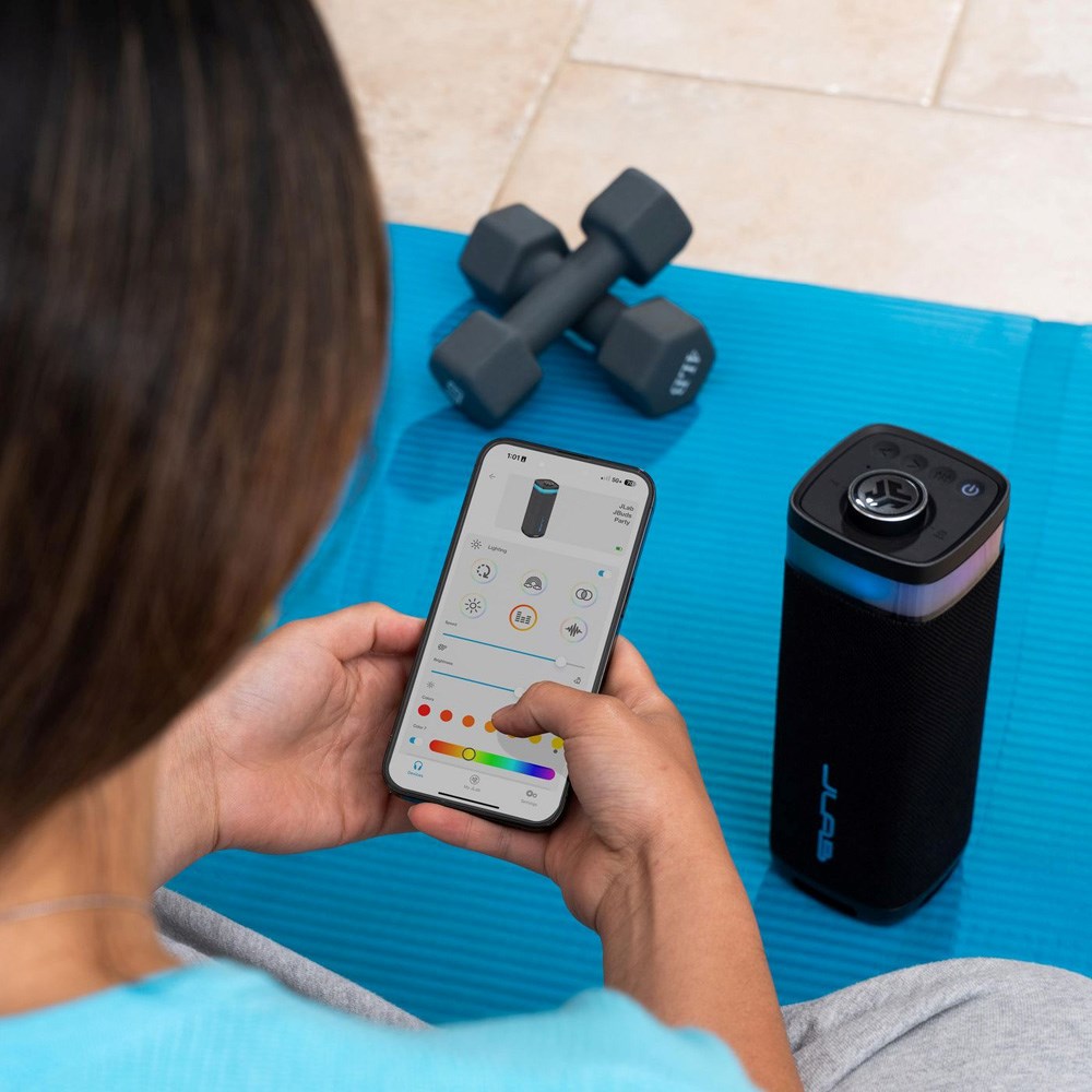 JLab JBuds Bluetooth Speaker with Light - Black