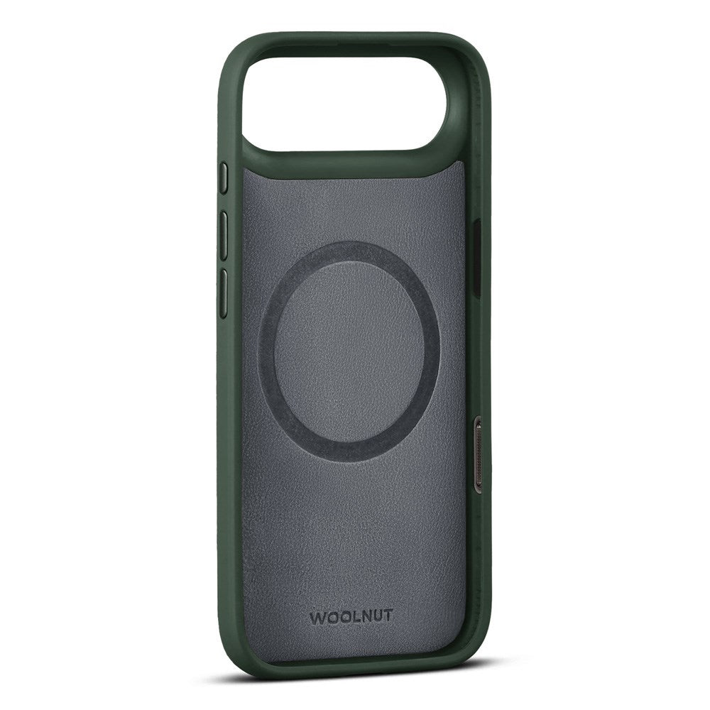 WOOLNUT iPhone Air Full Grain Leather Case - MagSafe Compatible - Green