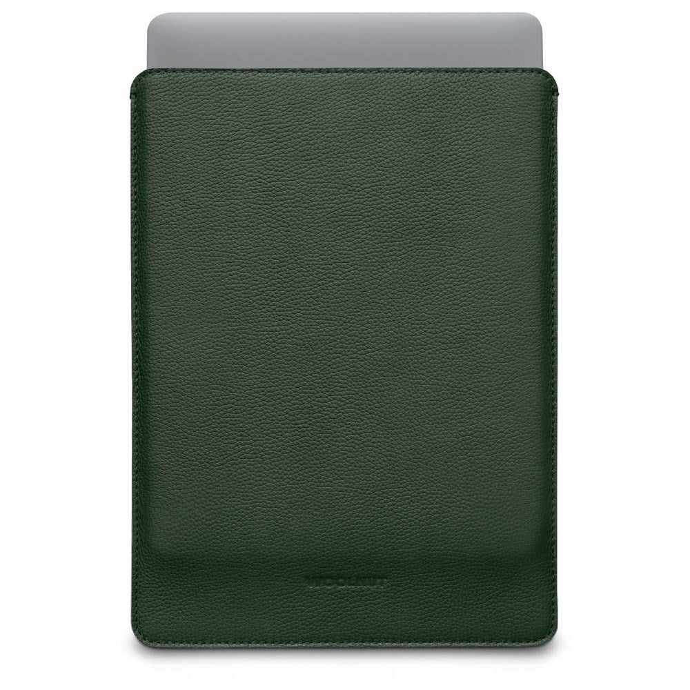 MacBook Pro 14" M5 / M4 / M3 / M2 / M1 (2025 / 2021) Genuine Leather Folio Sleeve - 24.5 x 33 cm - Green