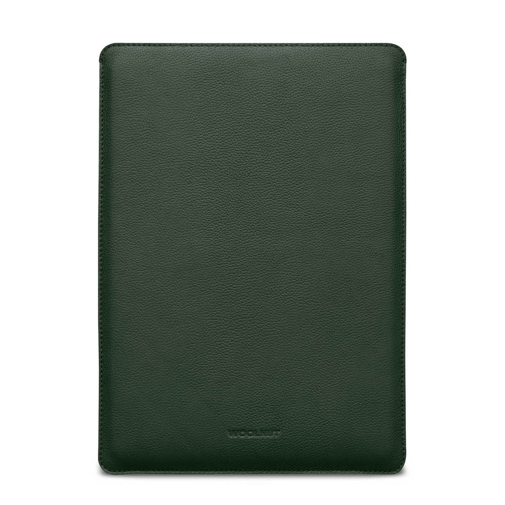 MacBook Pro 16" M4 / M3 / M2 / M1 (2024 - 2021) Genuine Leather Folio Sleeve - 27.5 x 37.5 cm - Green