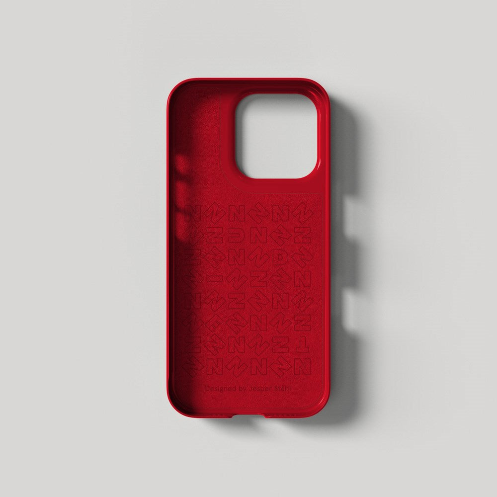 Nudient Thin Case iPhone 16 Pro Case - MagSafe Compatible - Cherry Red Gloss