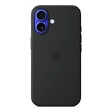 Original Apple iPhone 16 Silicone Case - MagSafe Compatible - Black (MYY13ZM/A)