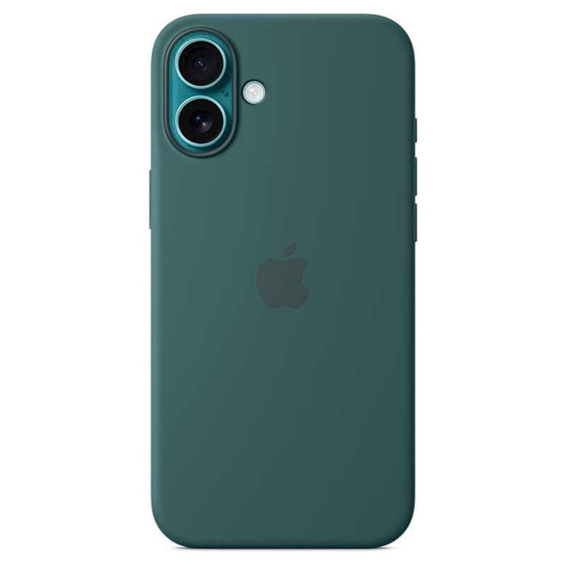 Original Apple iPhone 16 Plus Silicone Case - MagSafe Compatible - Lake Green (MYYH3ZM/A)