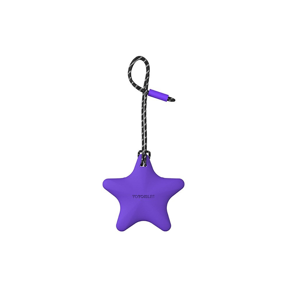 Star-shaped AirTag Case with Strap - Purple