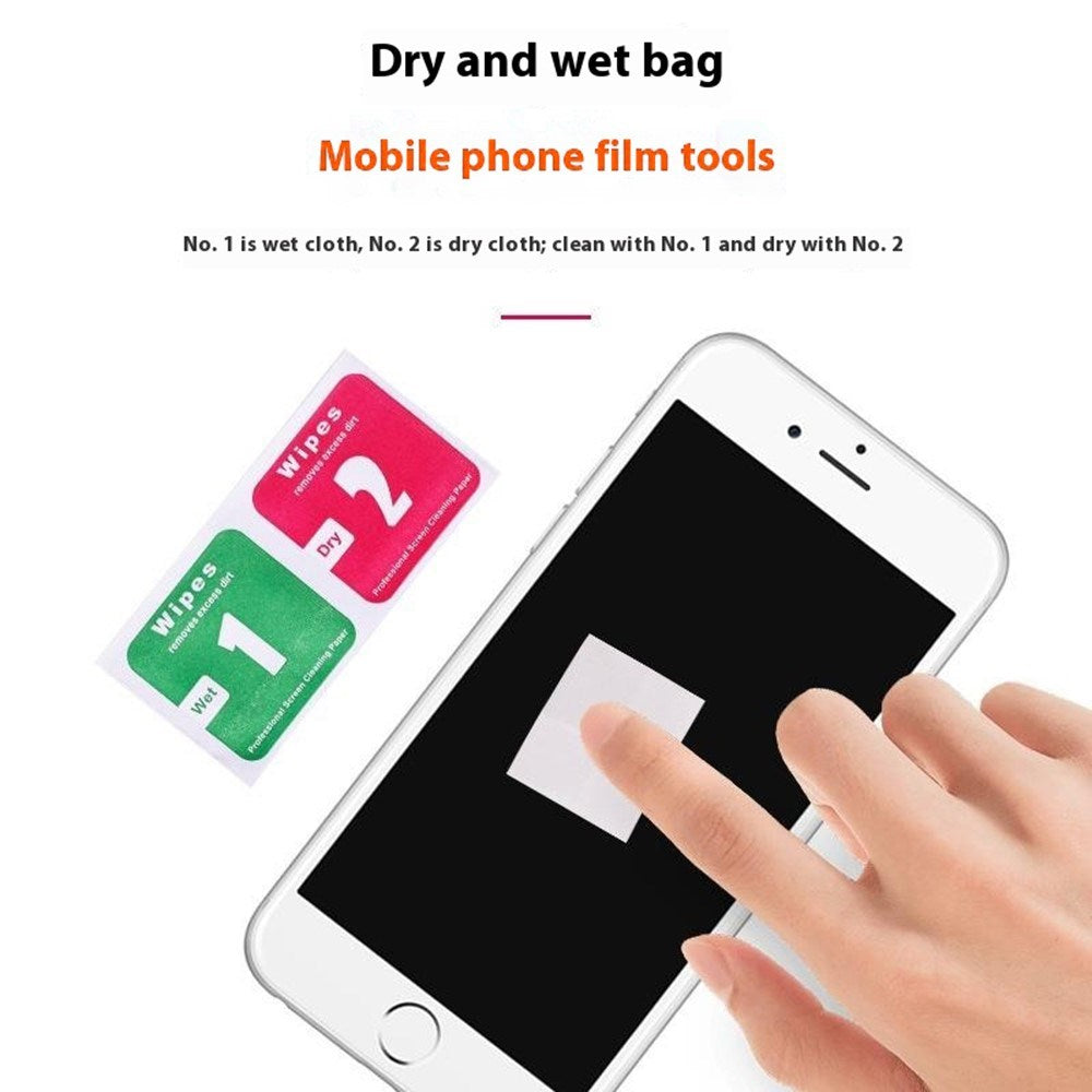 2-in-1 Cleaning Set w. Wet Wipe & Dust Removal Wipe - 200 pcs