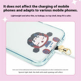 Insert Plate for Mobile Strap - Cartoon Design - Girl
