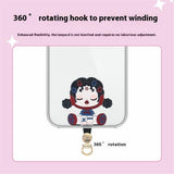 Insert Plate for Mobile Strap - Cartoon Design - Flying Pig