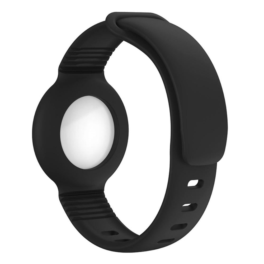 AirTag Silicone Wristband - Black