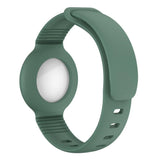 AirTag Silicone Wristband - Dark Green