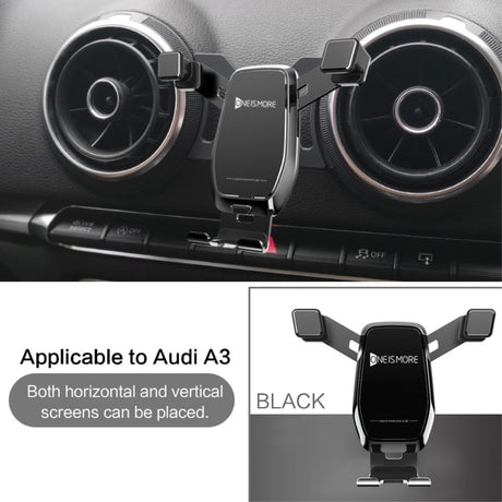 Phone Holder for Car - Audi A3 / S3 (2014 - 2020) - Black