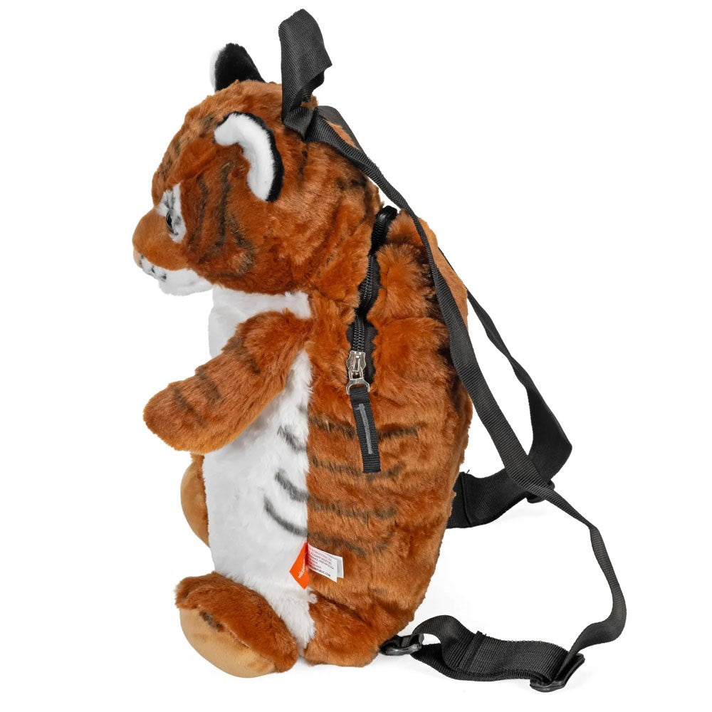 Wild Republic Teddy Backpack for Kids - Tiger